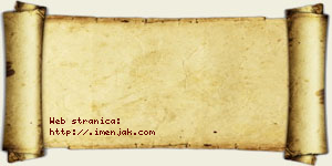 Una Vlaški vizit kartica